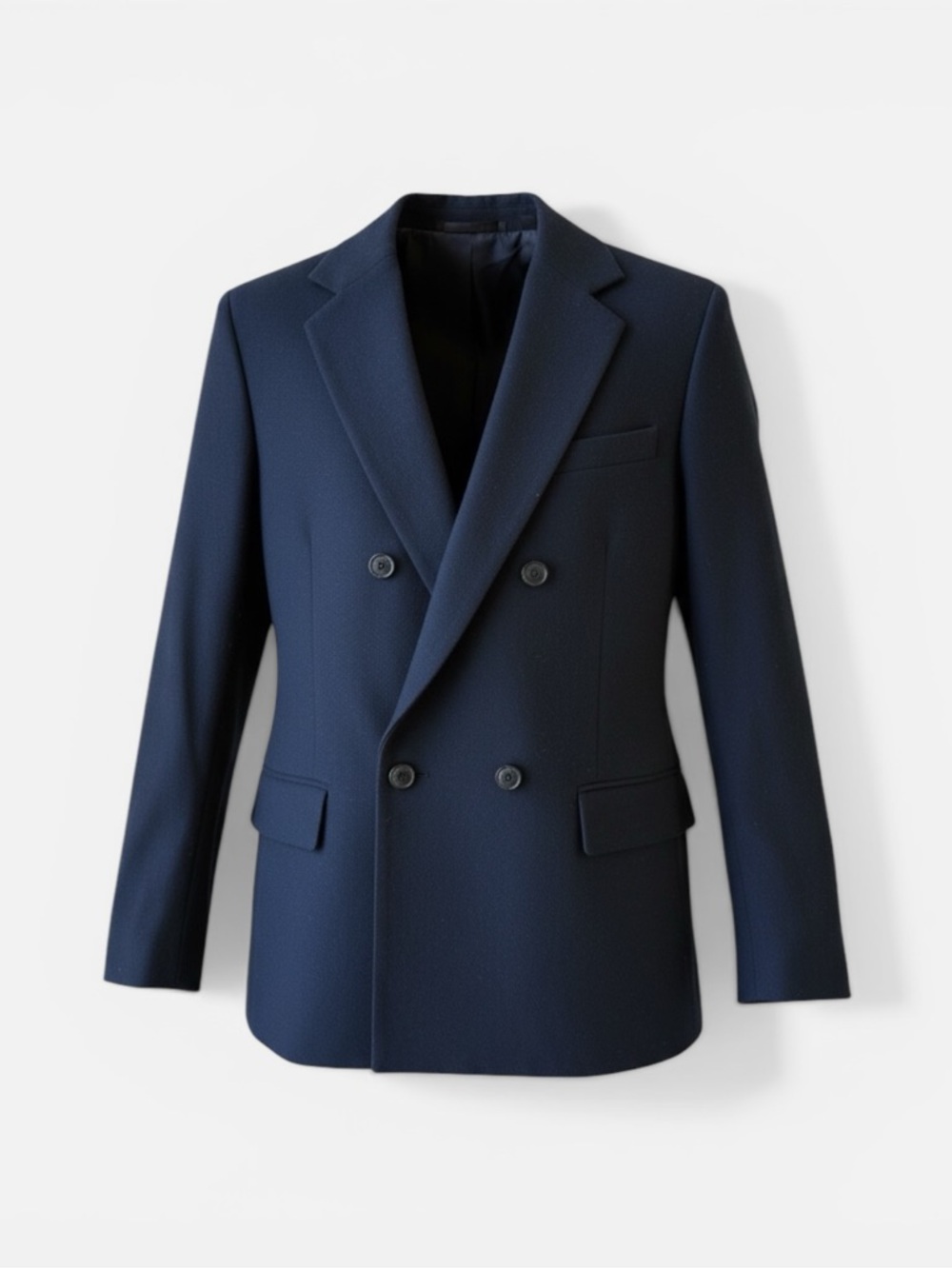 Uniqlo Double-Breasted Navy Sport Coat